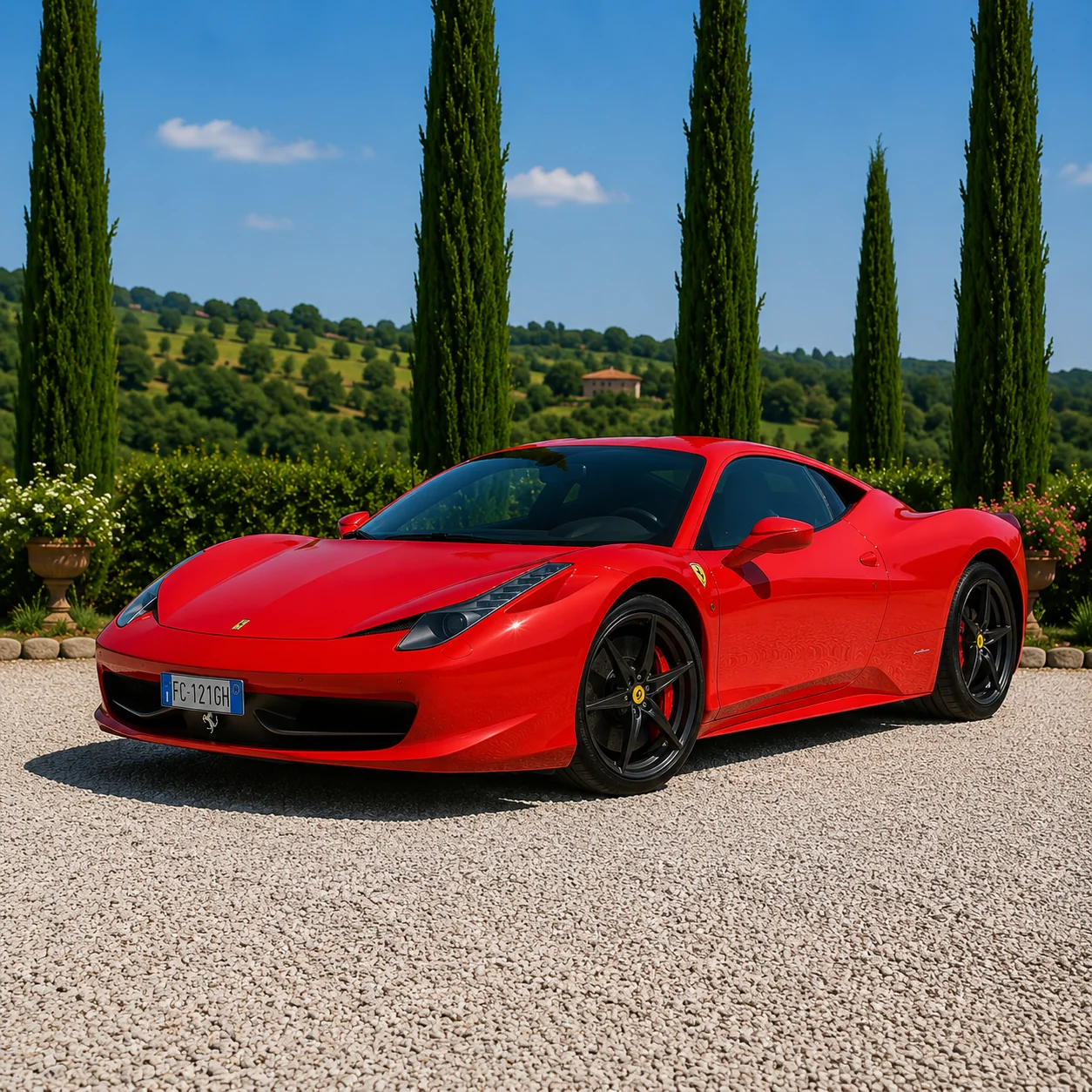Ferrari 458 Spider — three-quarter view