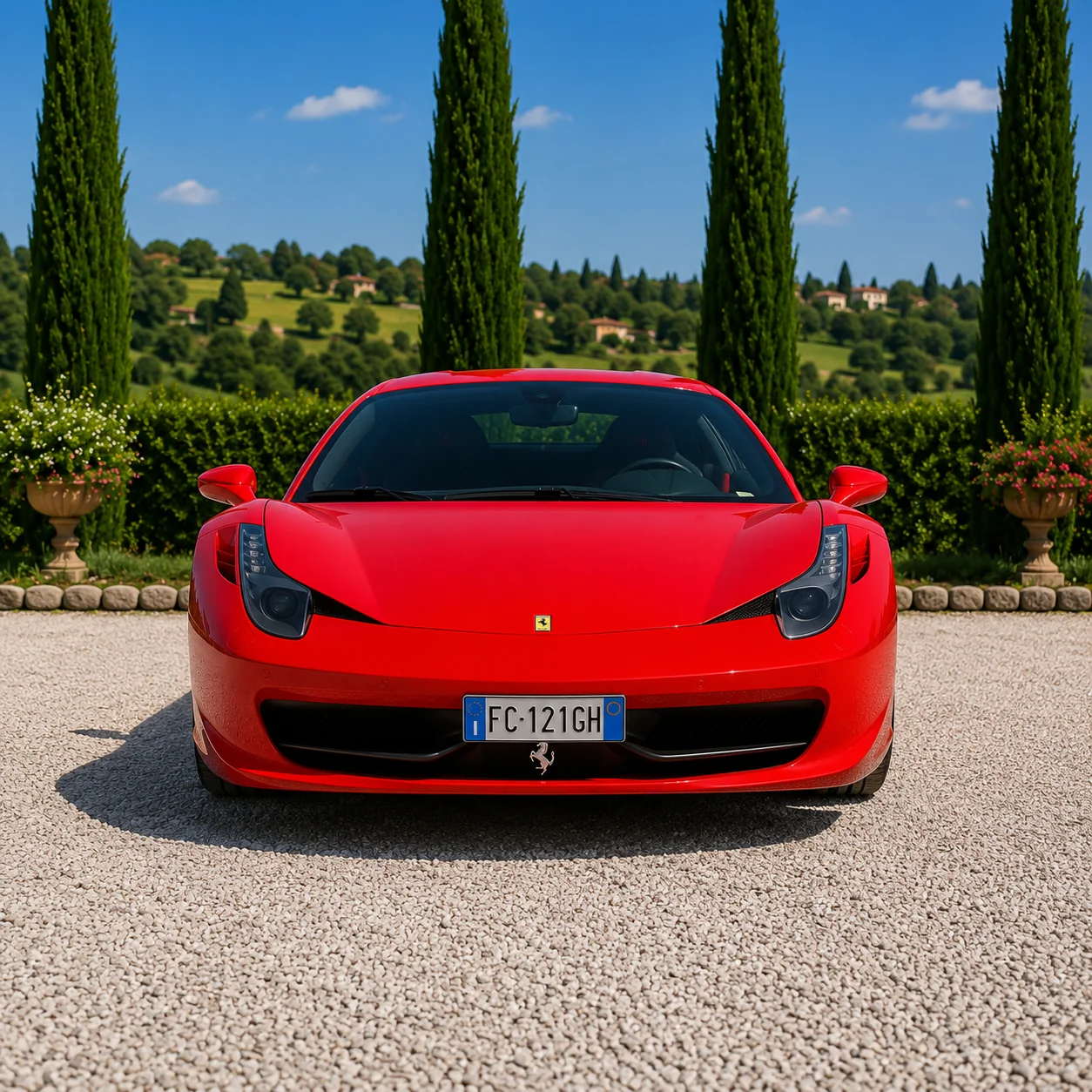 Ferrari 458 Spider — front view