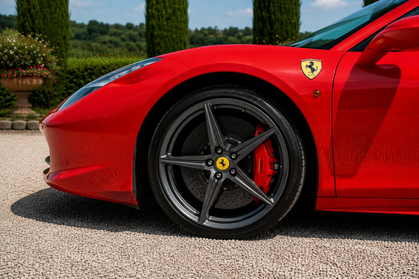 Ferrari 458 Spider — front end