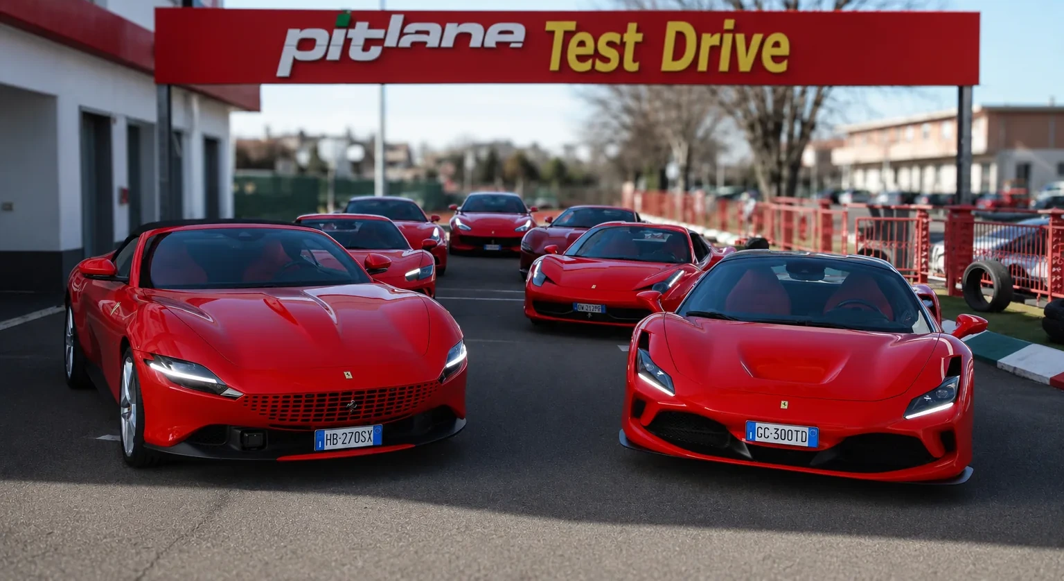 The Pit Lane base in Maranello, 50 m from the Ferrari Museum