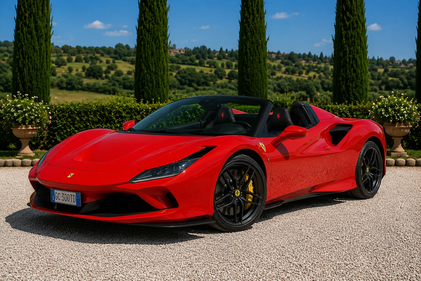 Drive a Ferrari on the roads of Maranello
