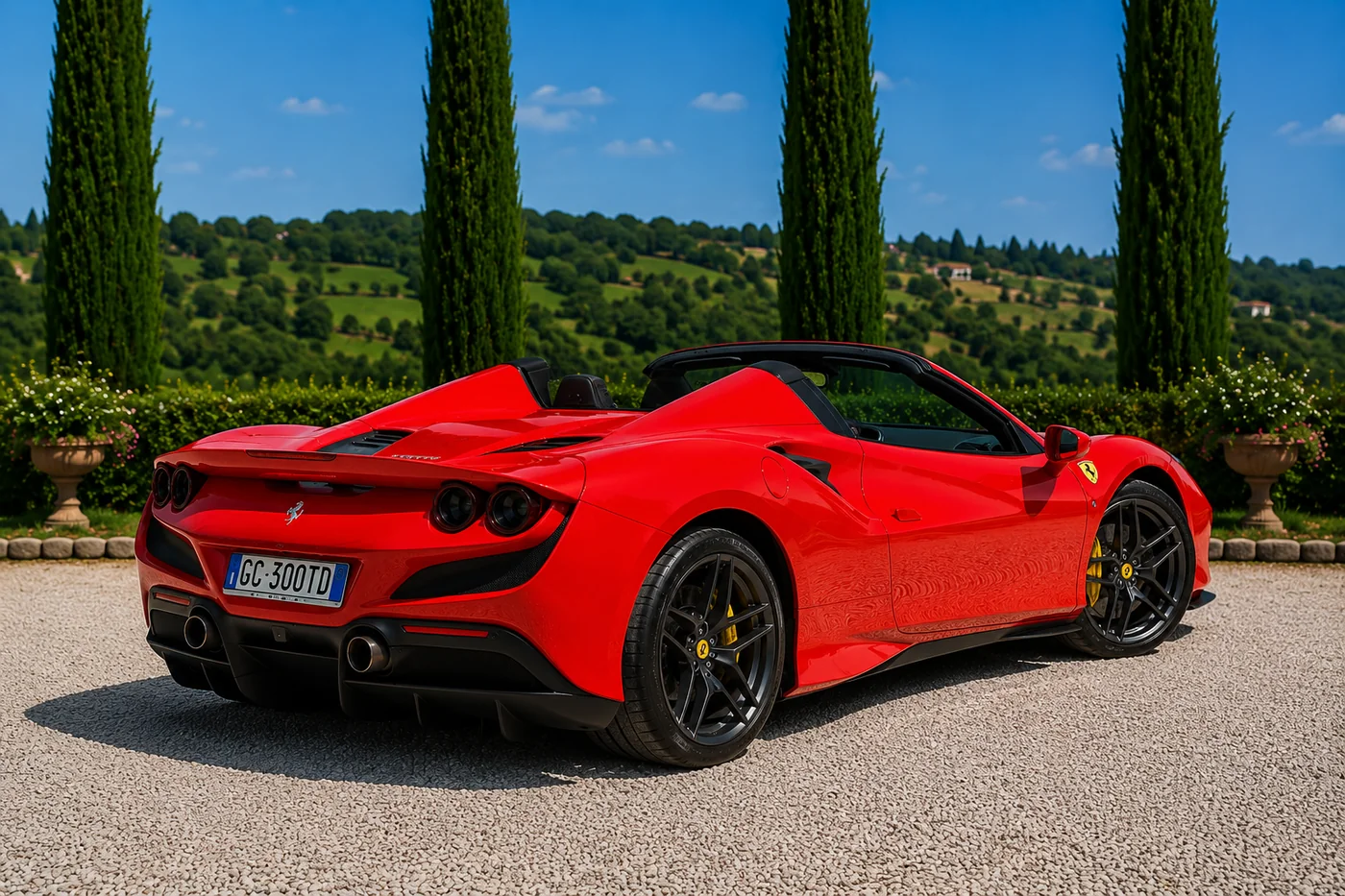 Ferrari F8 Tributo Spider — rear view