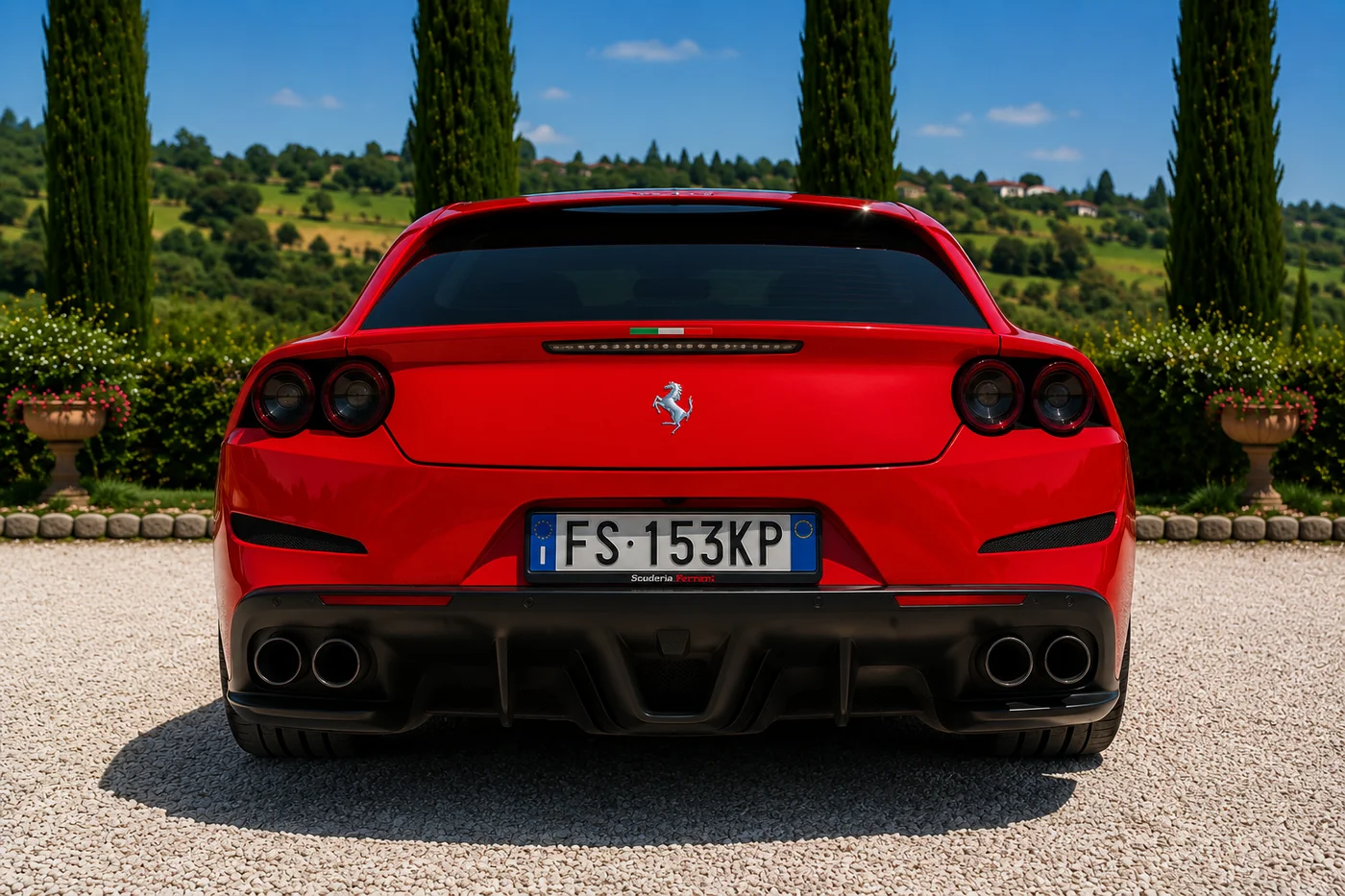 Ferrari GTC4Lusso — rear view