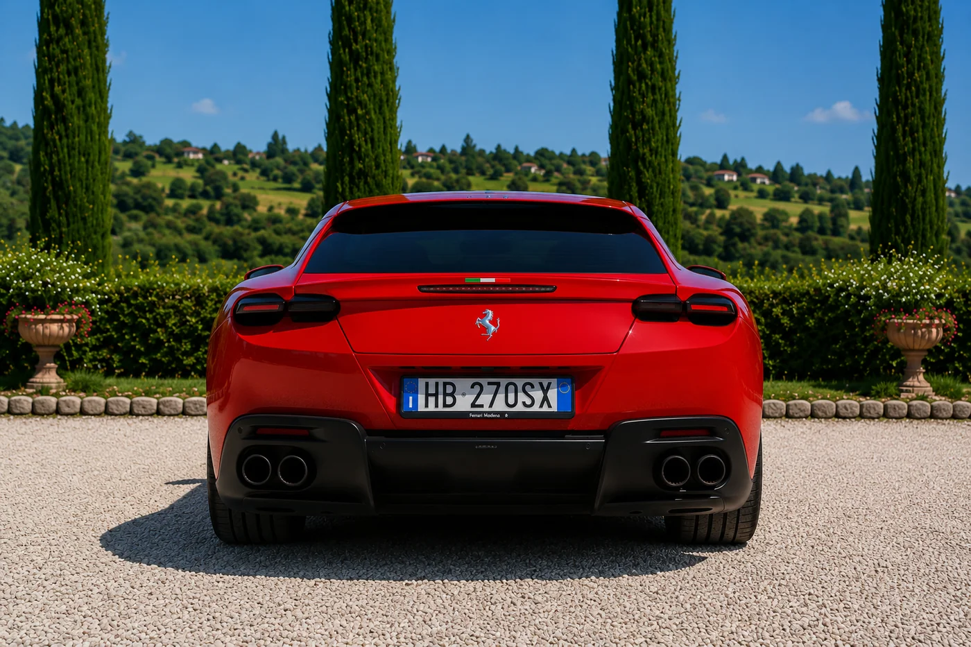 Ferrari Roma Spider — rear view