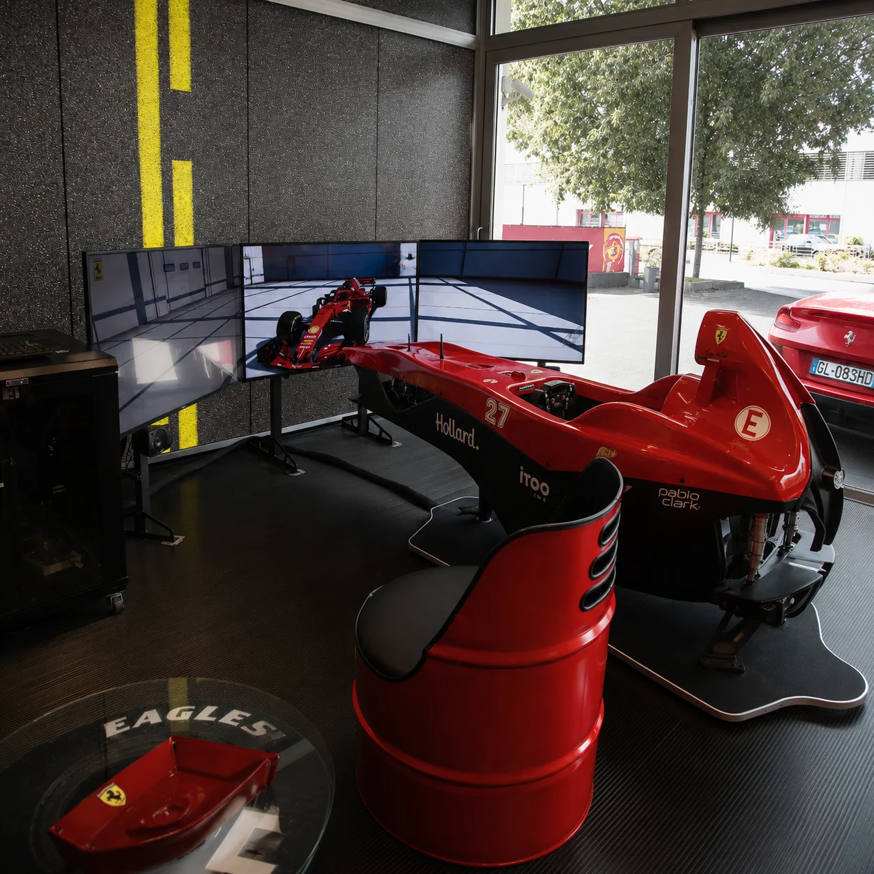 F1 Simulator Pit Lane