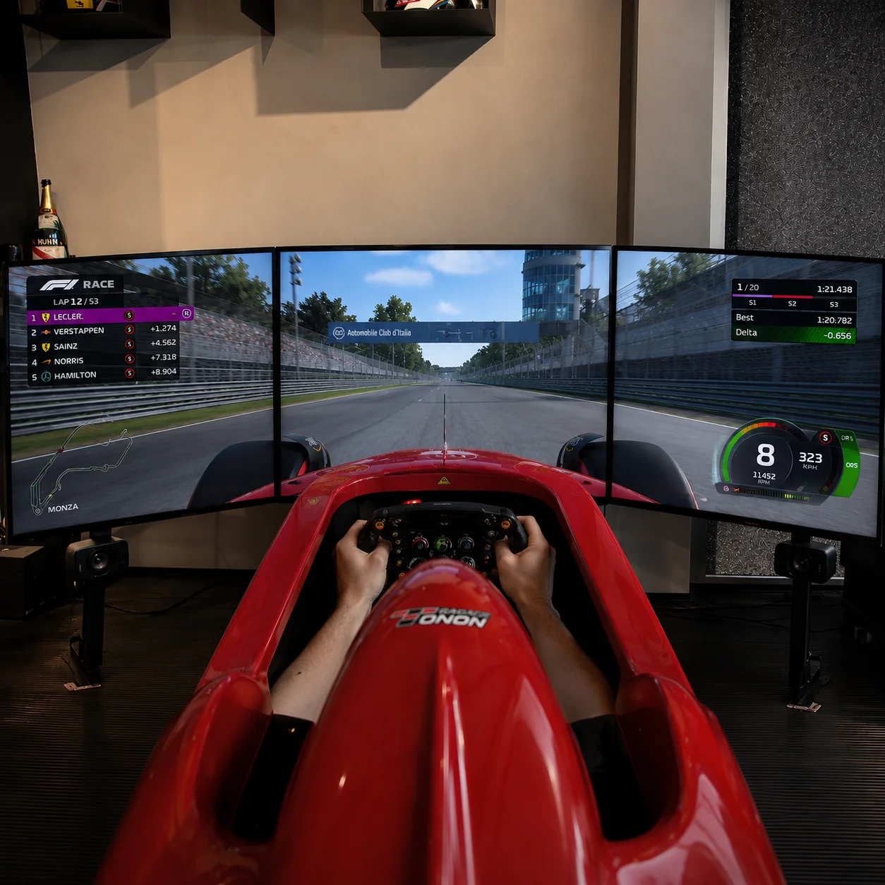 F1 Simulator Pit Lane